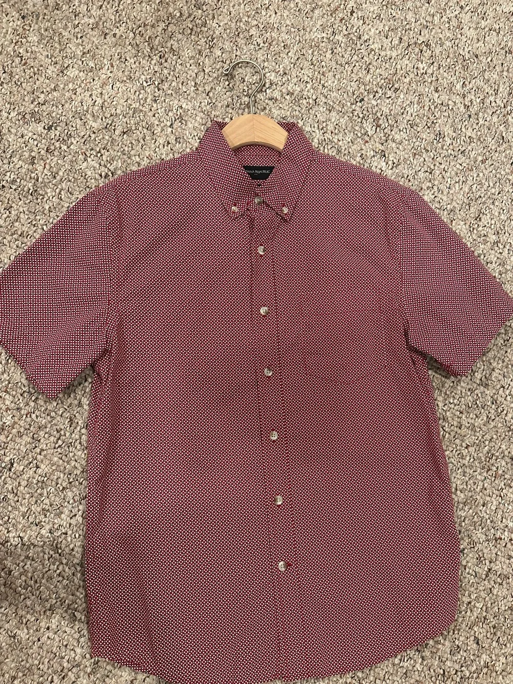Banana Republic Slim Fit Short-Sleeve Button-Up Shirt